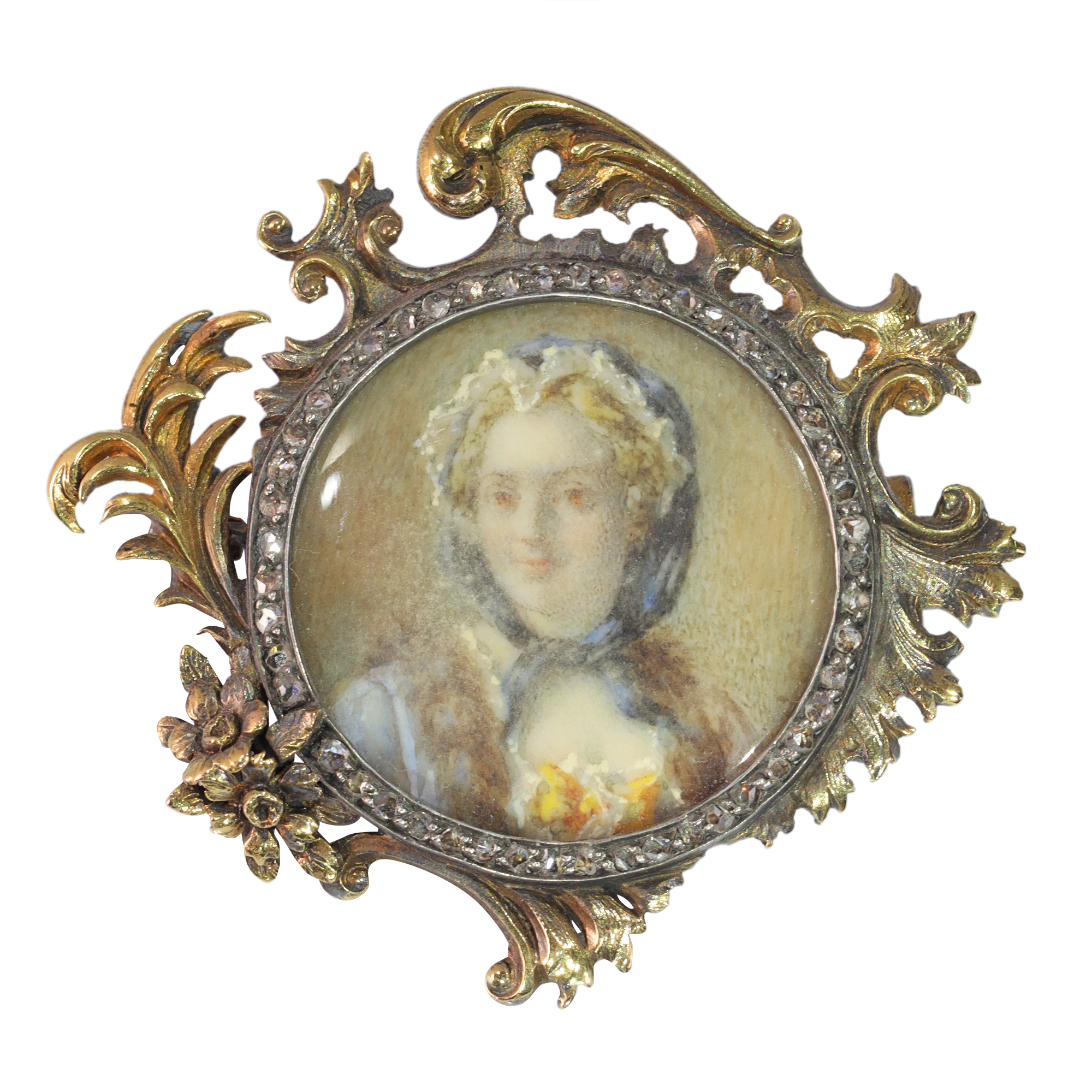 Antique Gold Brooch Allure: Pompadour's Legacy in Victorian Jewellery